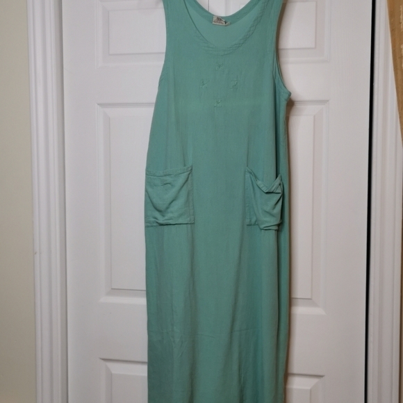 El Huarache Peppermint ice green sundress - Picture 2 of 10